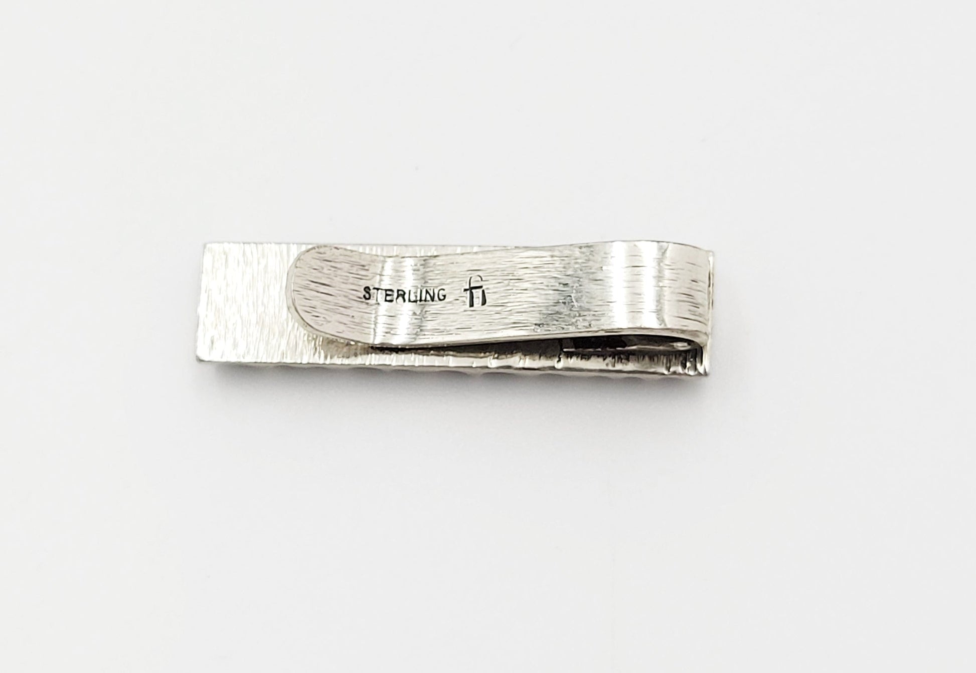 Harold Fithian Jewelry Superb Harold Fithian Sterling Abstract Brutalist Money/Tie Clip 1950/1960s RARE