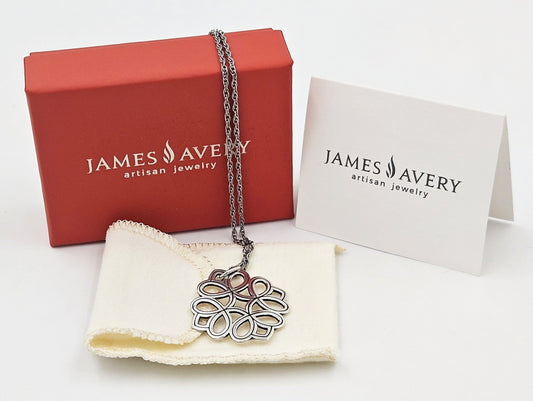 James Avery Jewelry NWOT Retired James Avery Sterling Silver  Pendant Necklace NIB