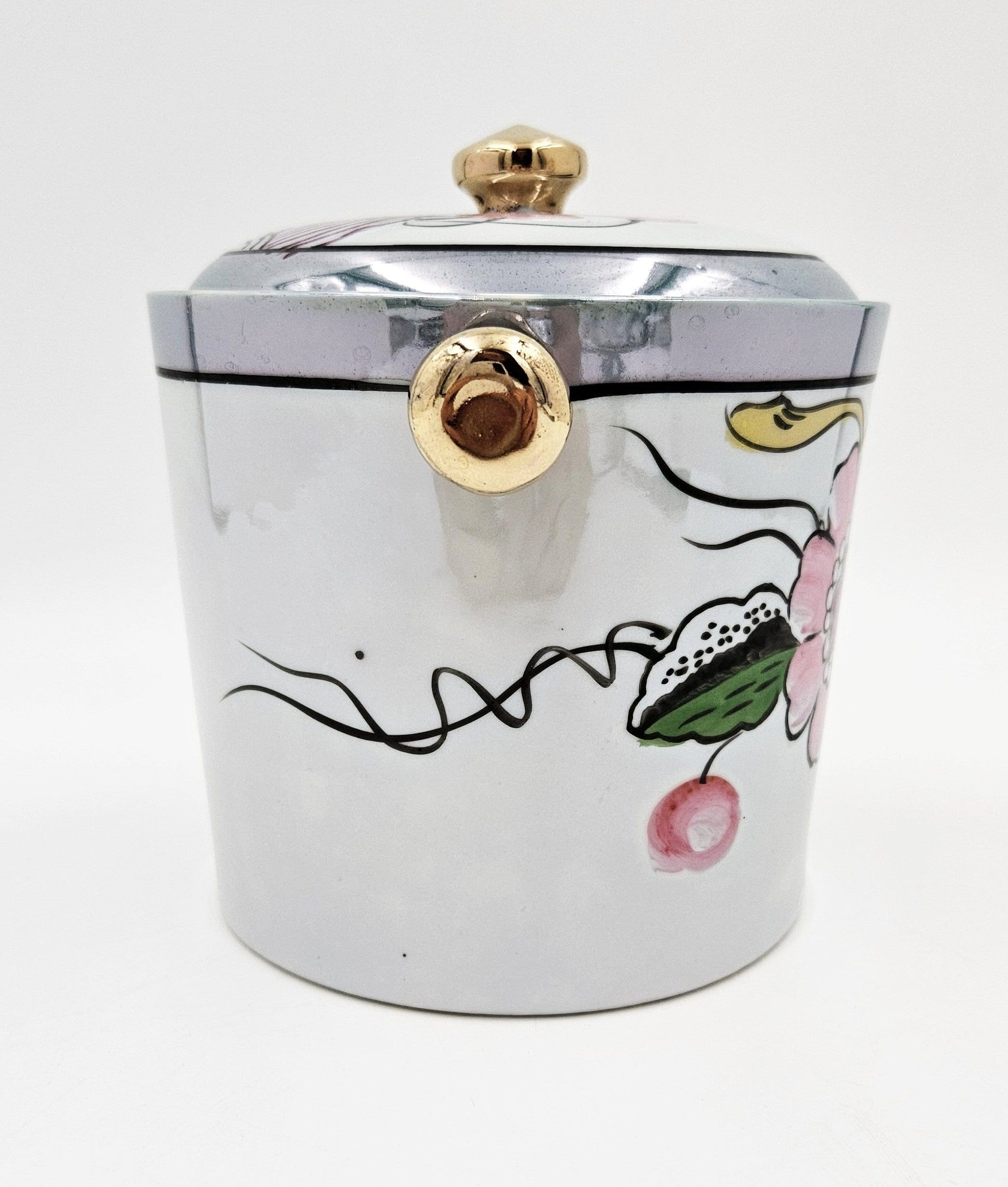 Japan Barware Vintage Japanese Porcelain Ice Bucket