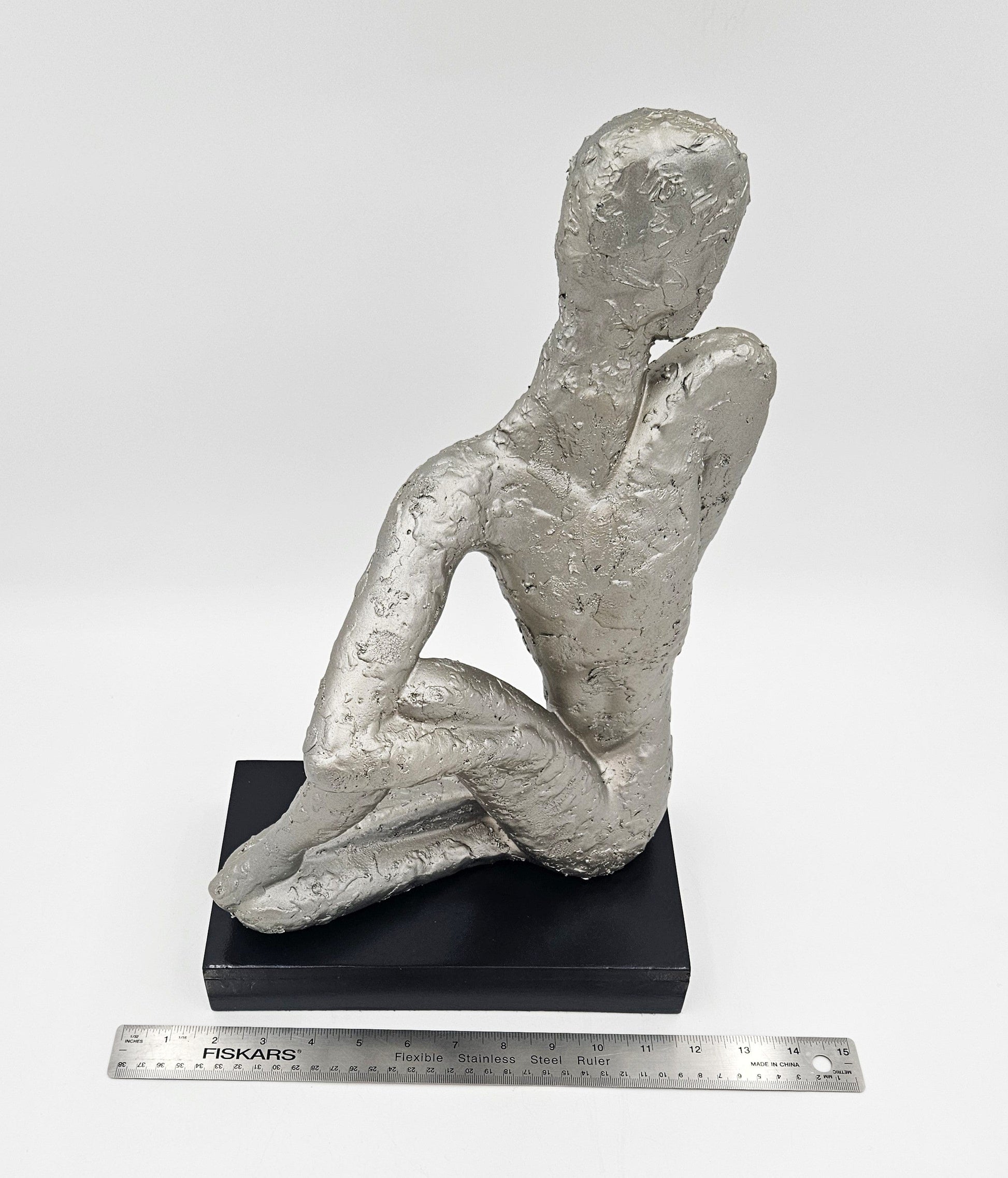 Jaru Sculpture Restored Jaru California Modernist Androgenous Human Sculpture 1986