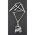 Jens Gudjonsson Jewelry Jens Guðjónsson Iceland Sterling Onyx Brutalist Mod Statement Necklace 1970s