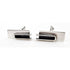Lore Sterling Jewelry Rare Designer Lore Garrick Sterling Silver Modernist Cufflinks Circa 1950s