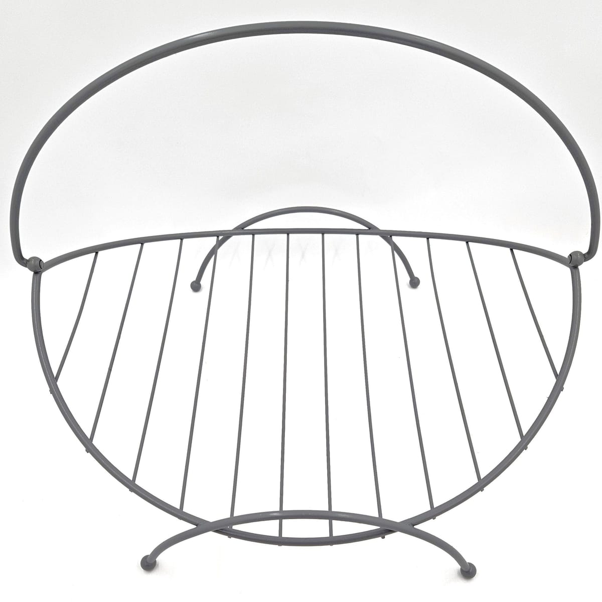 Refurbished Brass &amp; Enamel Large Log/Blanket/Magazine Holder Rack 1950/60s