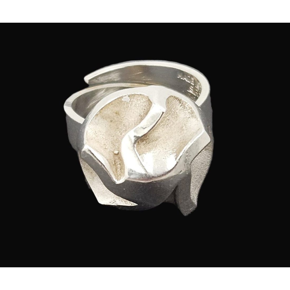 Matti J Hyvarinen - Sirokuru Jewelry Matti J Hyvärinen Sirokoru Finland Abstract Mod Sterling Silver Ring Circa