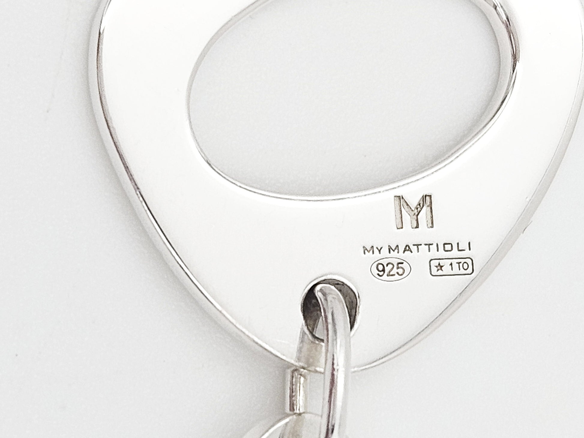 Mattioli Jewelry Mattioli Italy Sterling Artisan Signed Panel Link Bracelet
