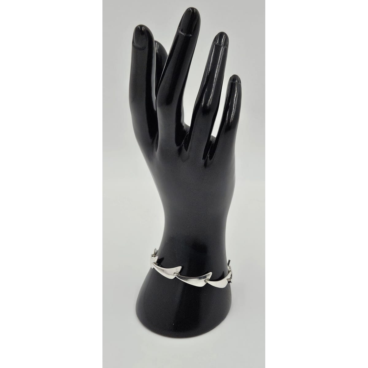 Niels Erik From Jewelry Danish Designer Niels Erik From Sterling Modernist Link Bracelet Circa 1950s