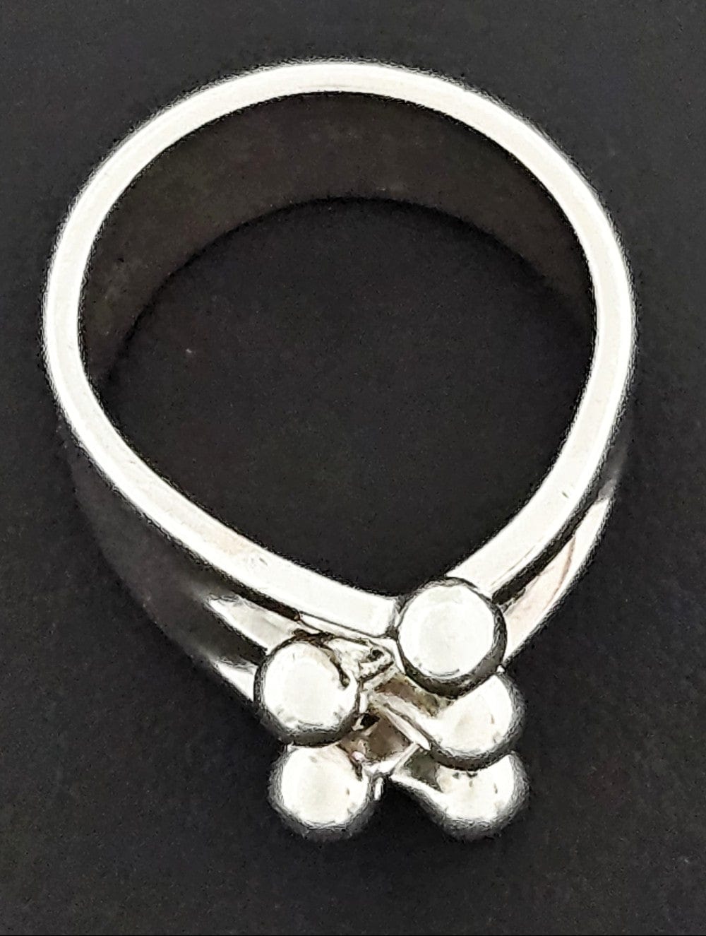 Norway Plus Designs Jewelry Norway + Designs AGE Sterling Modernist 5 Prong Crown Jester Ring C 1960s