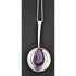 Norway Plus Designs Jewelry Superb EC NORWAY+Designs Modernist 3D Sterling Amethyst Pendant 1960s
