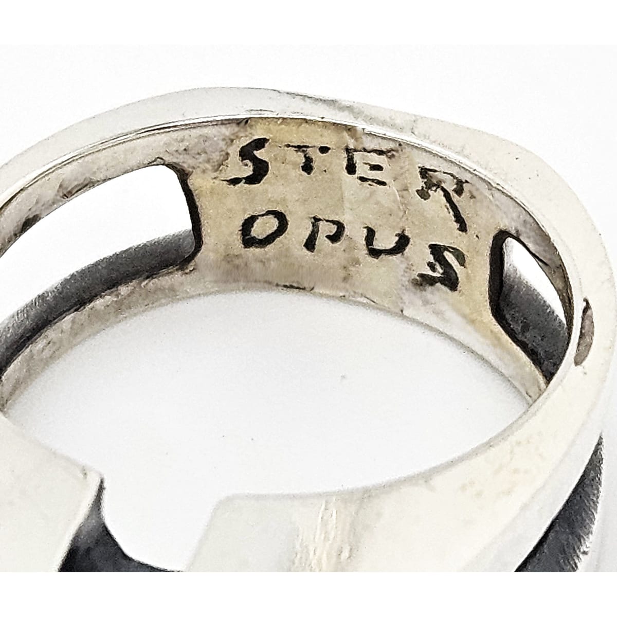 Opus Sterling Jewelry French Canadian Designer OPUS Sterling Abstract Modernist Ring Circa 1960/70s