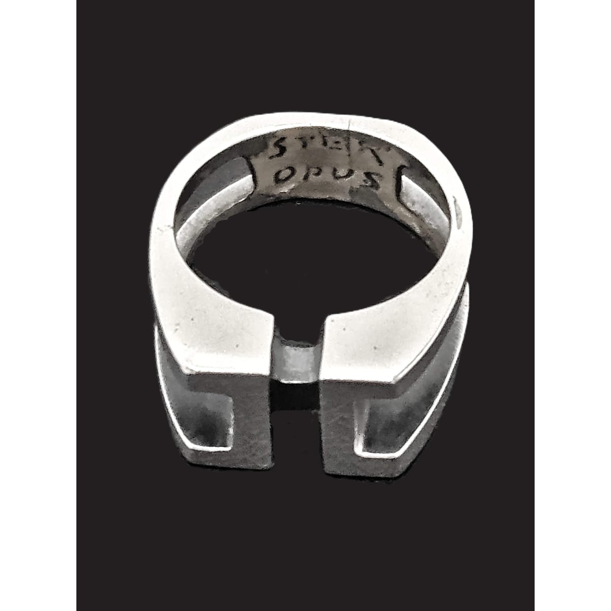 Opus Sterling Jewelry French Canadian Designer OPUS Sterling Abstract Modernist Ring Circa 1960/70s