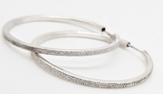 Pianegonda Jewelry NWOT Pianegonda Italy Annulus Collection Sterling Silver Hoop Earrings