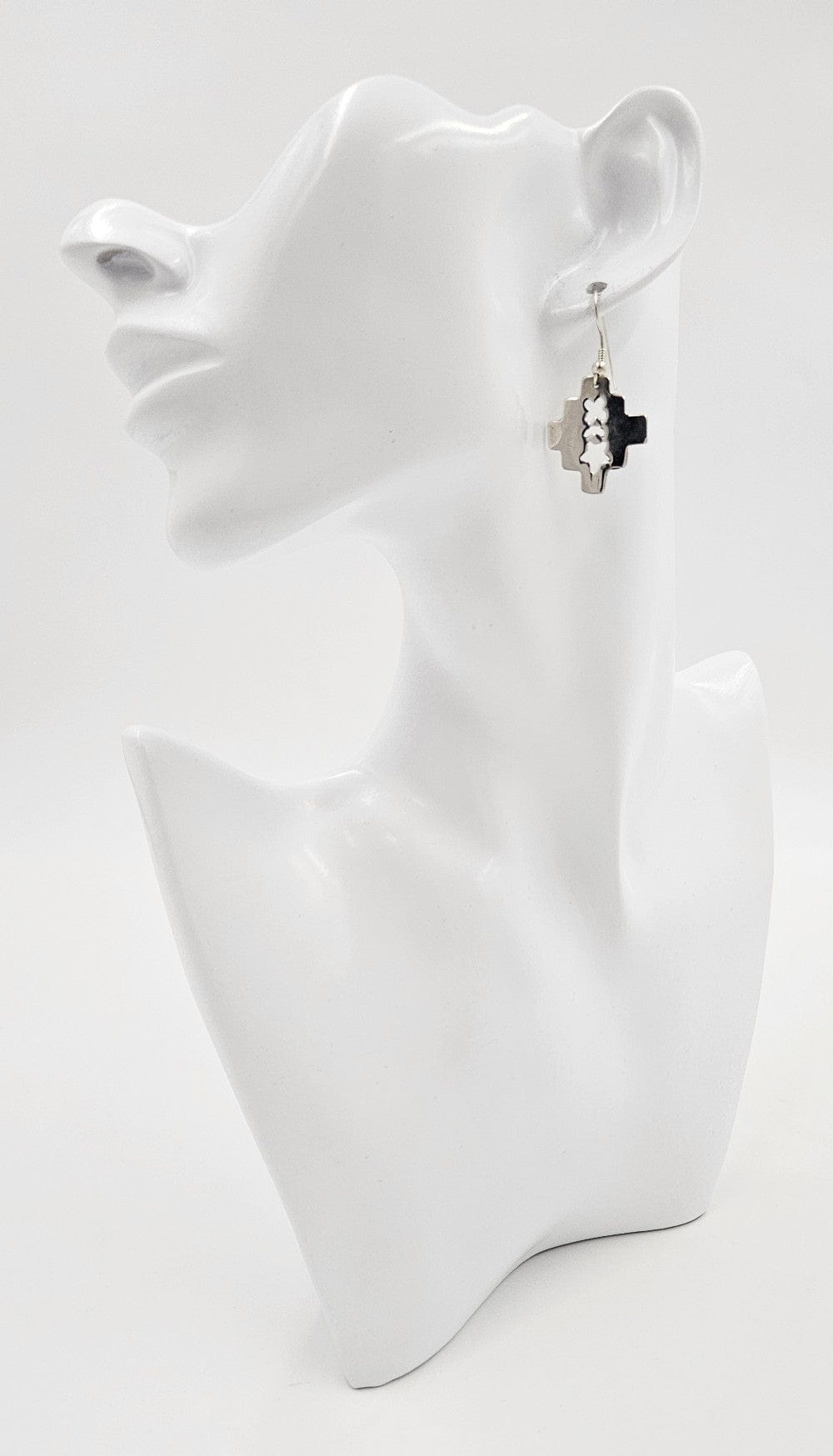 Richard Lindsay Jewelry Designer Richard Lindsay Sterling Modernist Earrings NOS