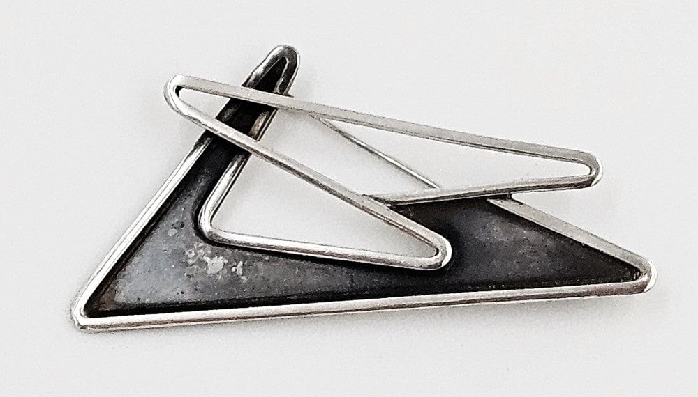 Ronald Hayes Pearson Jewelry Designer Ronald Pearson Abstract Modernist Sterling Brooch C. 1960s