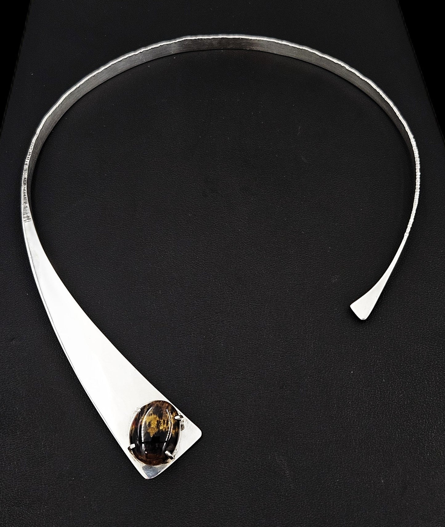 Ronald Hayes Pearson Jewelry Superb Ronald Hayes Pearson Sterling Modernist Neck Ring Circa 1960s