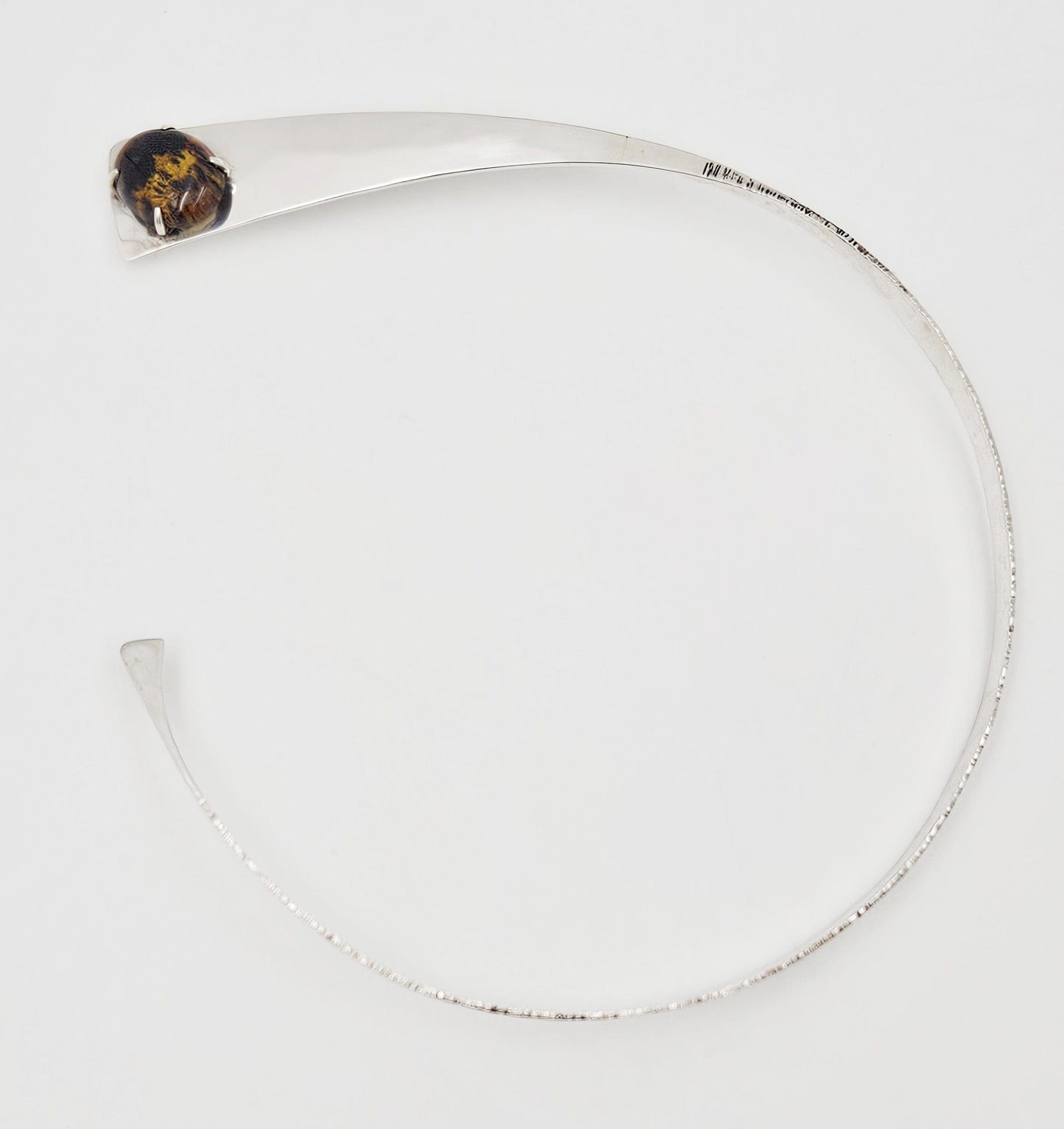 Ronald Hayes Pearson Jewelry Superb Ronald Hayes Pearson Sterling Modernist Neck Ring Circa 1960s