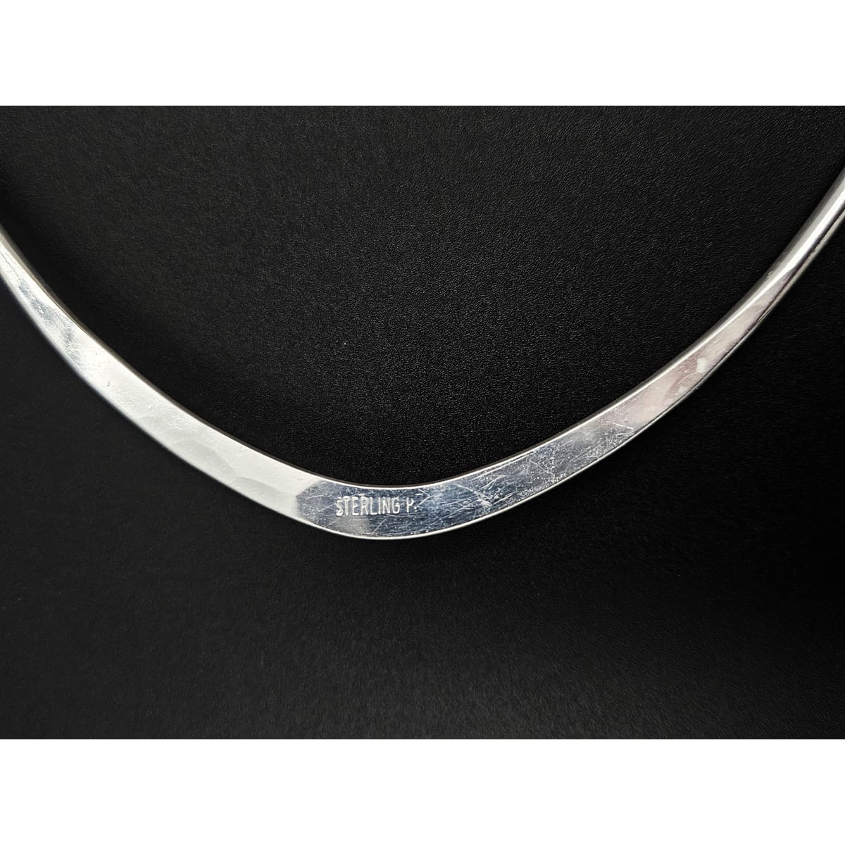 Neck Rings Modern Superb Ronald Hayes Pearson Sterling Modernist V Collar Neck Ring Circ ...
