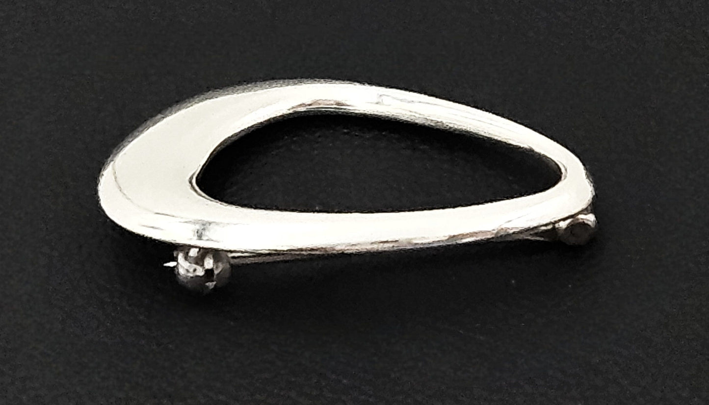 Ronald Hayes Pearson Jewelry US Designer Ronald Hayes Pearson Abstract Modernist Sterling Brooch 1960s