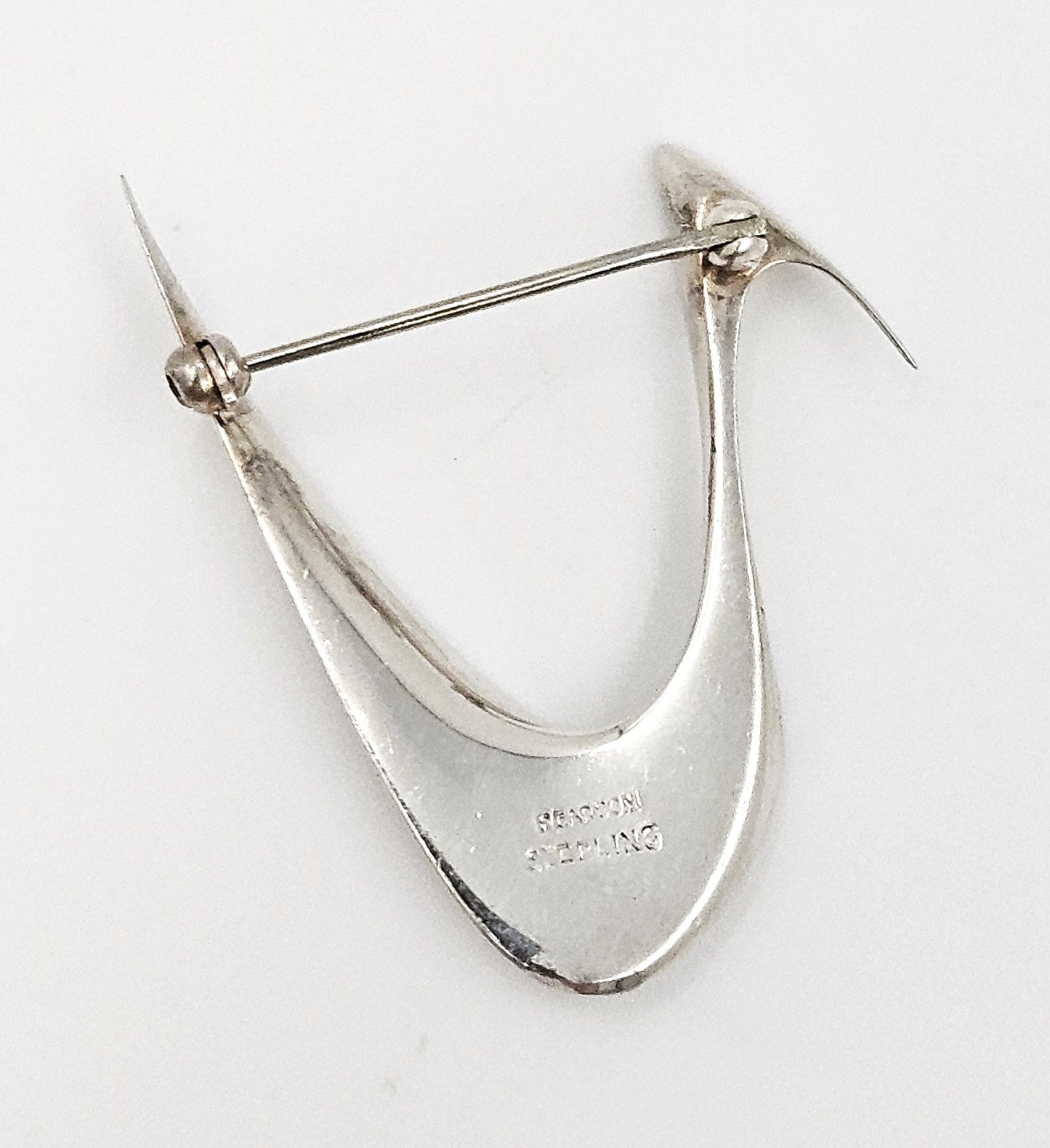 Ronald Hayes Pearson Jewelry US Designer Ronald Hayes Pearson Modernist Bird Sterling Brooch 1960s