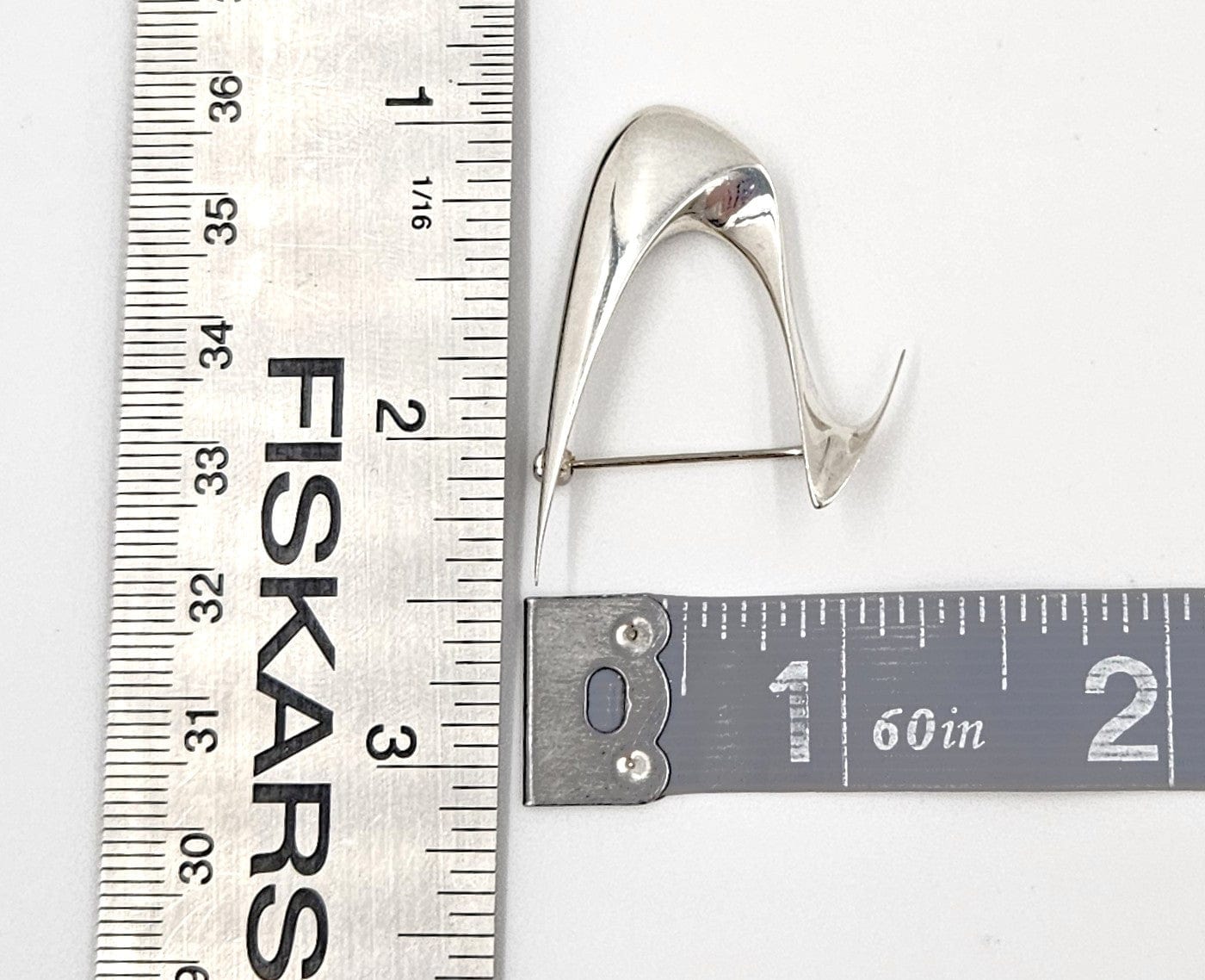 Ronald Hayes Pearson Jewelry US Designer Ronald Hayes Pearson Modernist Bird Sterling Brooch 1960s