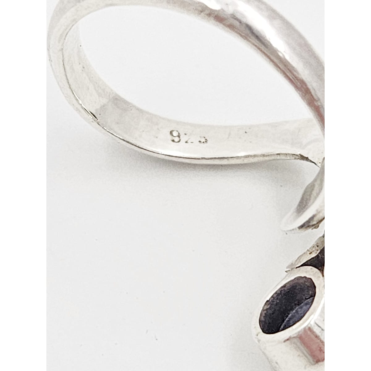 Sterling Ring Jewelry Vintage Sterling Silver &amp; Bold Abstract Modernist Cocktail Ring