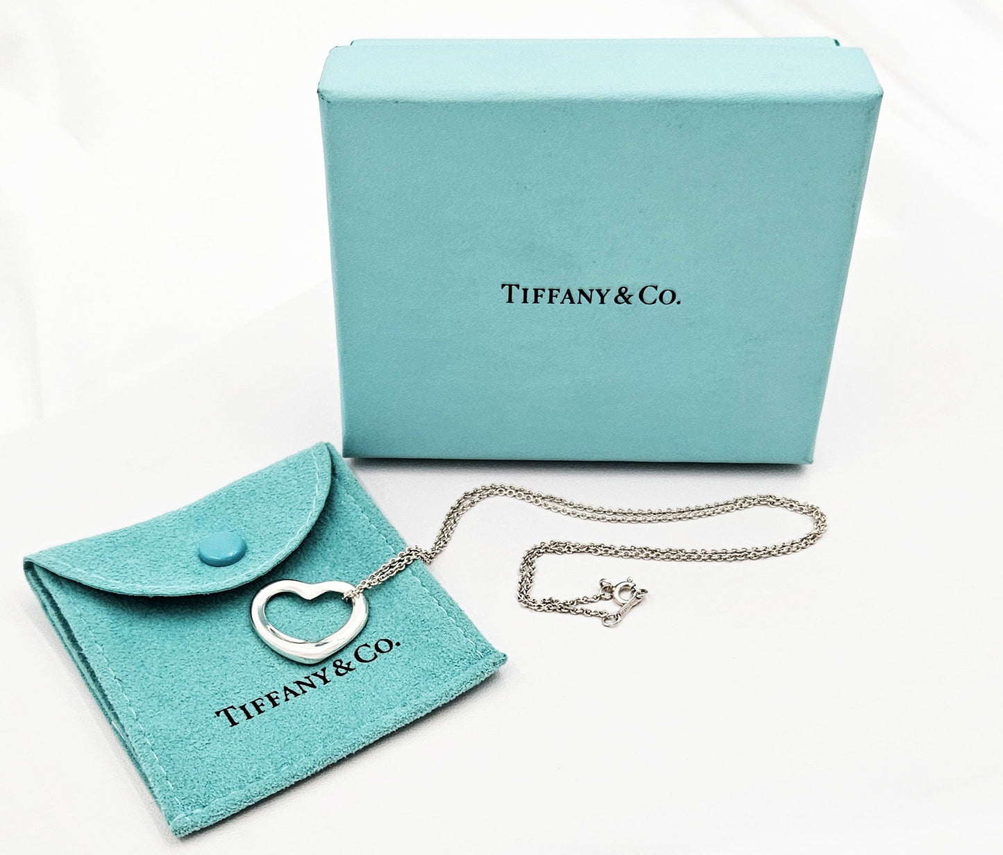 Tiffany & Co. Jewelry NWOT Retired Tiffany&Co Elsa Peretti Sterling Heart Pendant Necklace w/box