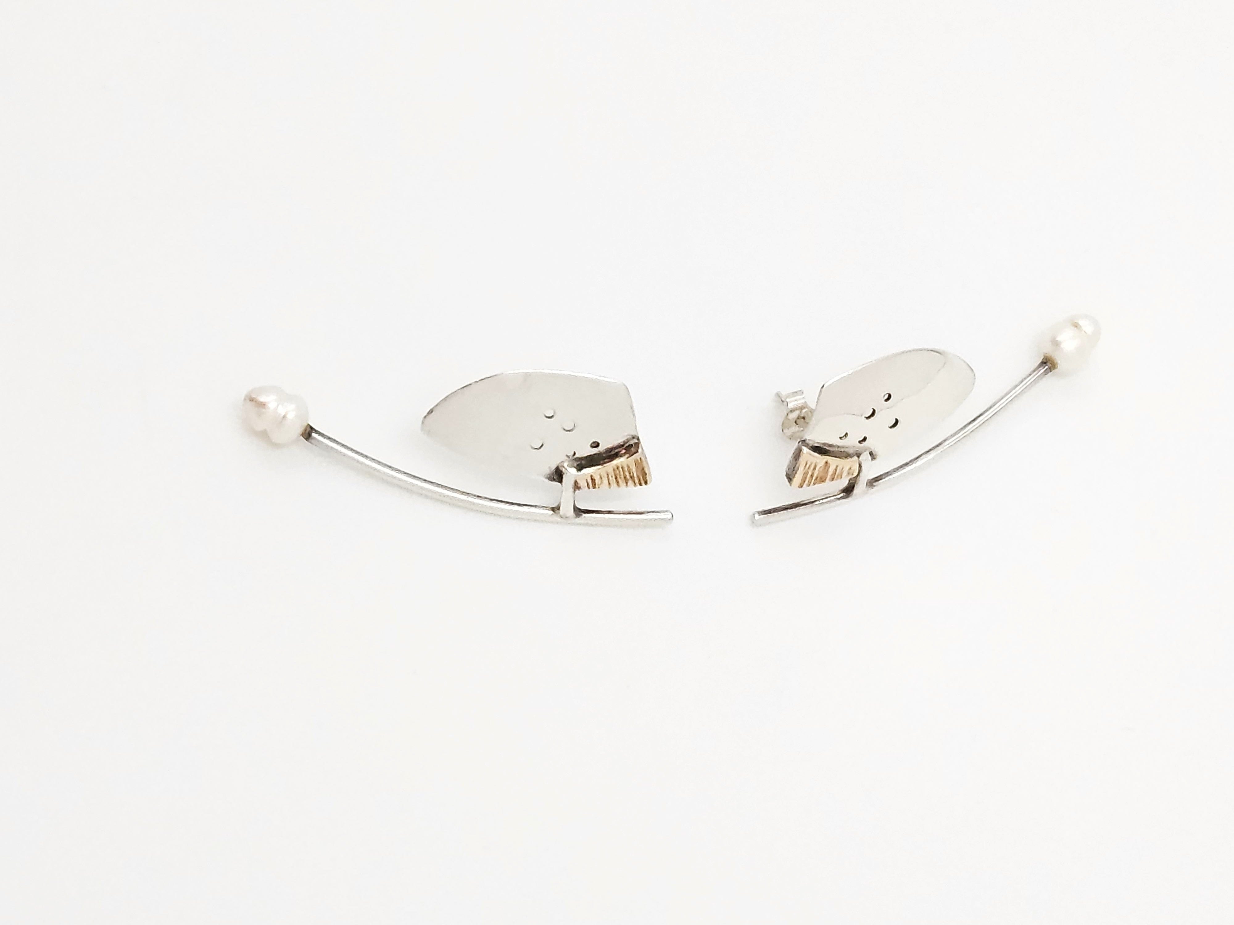 Artisan Made Solid Sterling Silver Hoop Earrings – Brummitt Jewelry Design  Studio (NC)