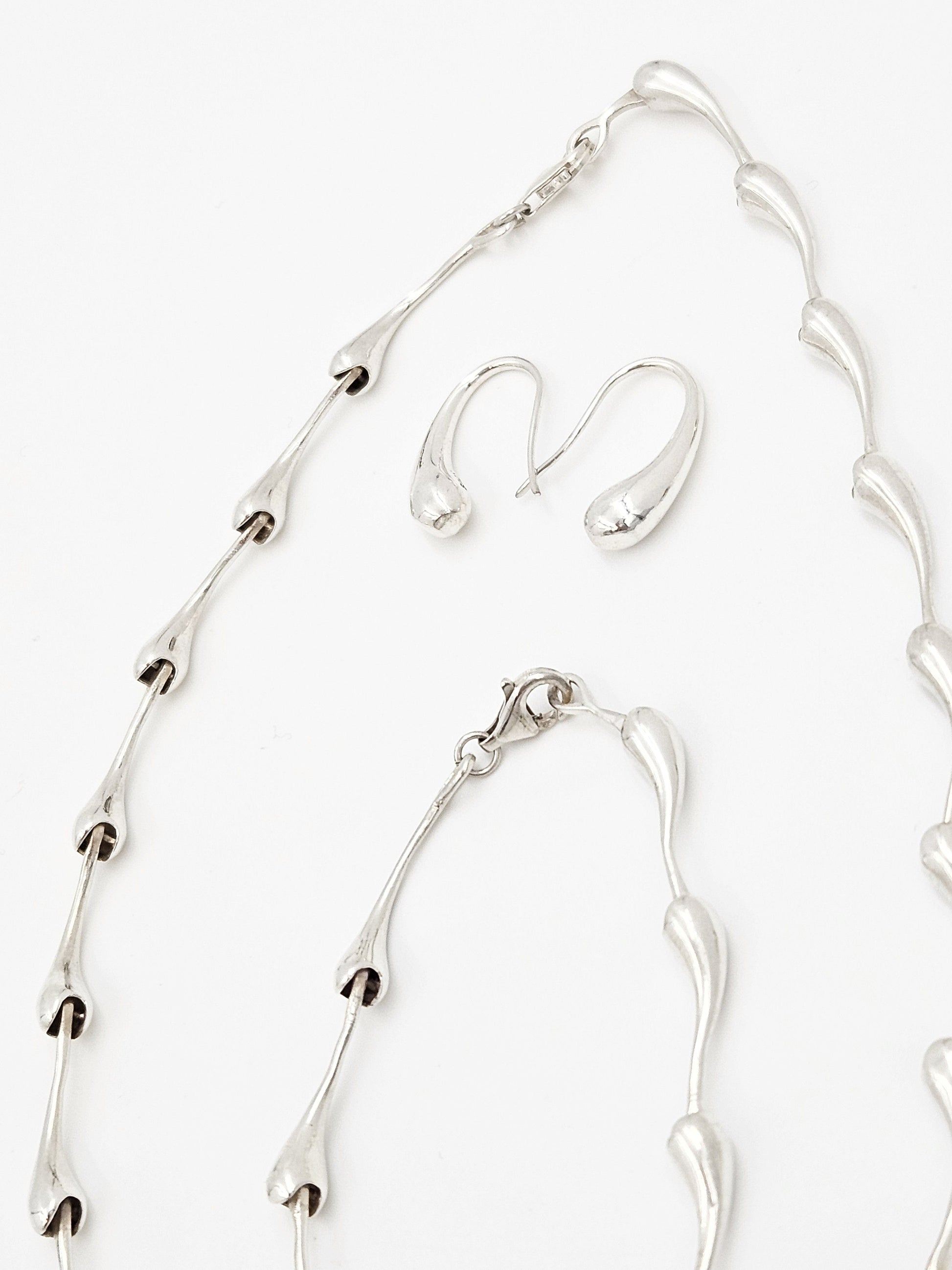TMCMH Jewelry Sterling Necklace Bracelet Earrings SET