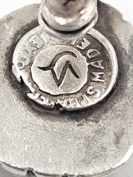 William Spratling Taxco Jewelry Designer William Spratling Taxco Sterling Silver Modernist Domed Earrings