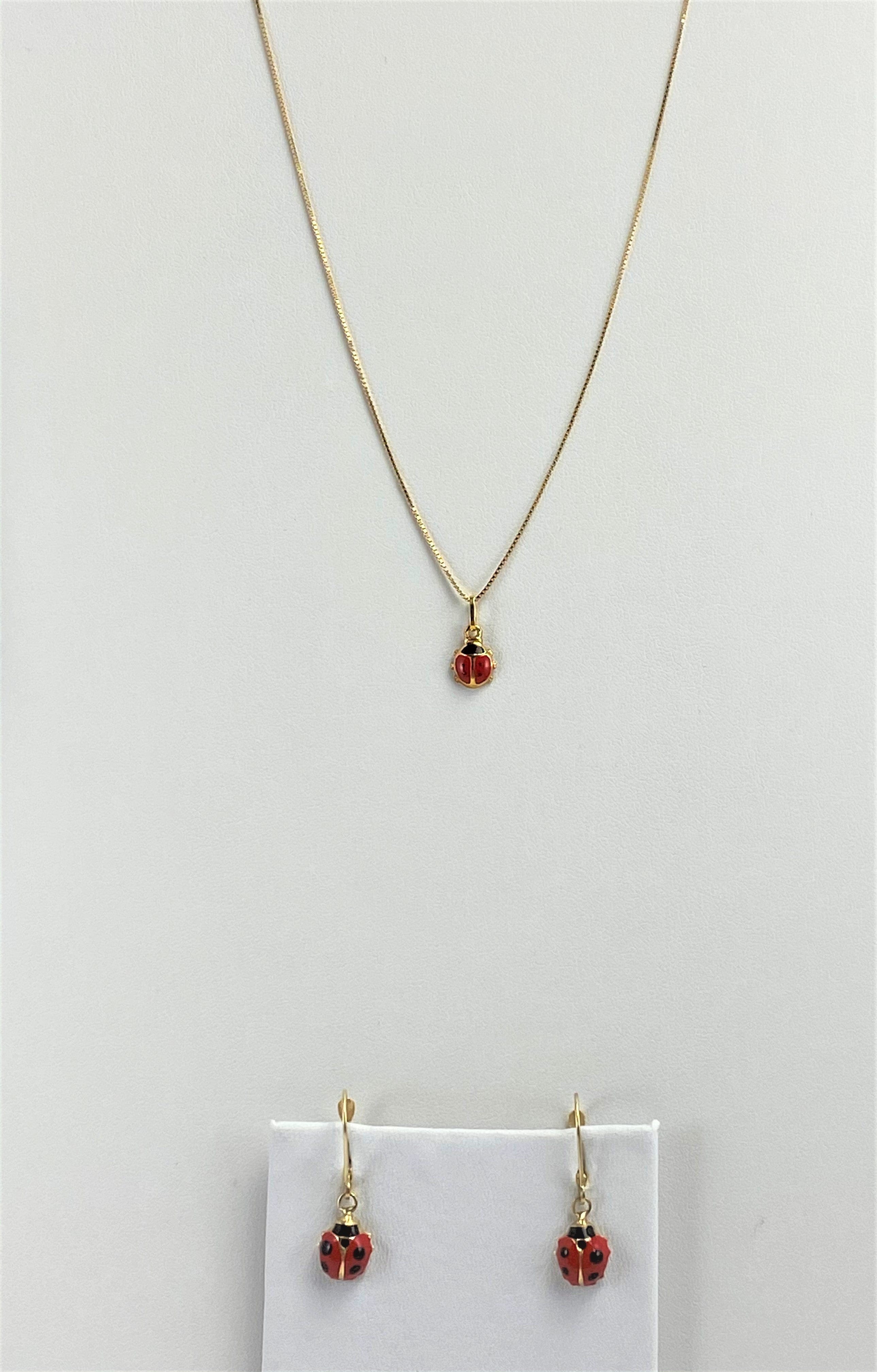 Ladybug Red Black Pendant, Sterling Silver Gold Plated Faberge Egg Necklace  | eBay