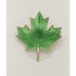 Aksel Holmsen Jewelry VNTG Aksel Holmsen Norway Gilt 925 & Green Enamel Maple Leaf Converter Brooch