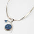 Artisan Signed Necklace Jewelry Artisan Sterling Druzy & London Topaz Large Modernist Statement Necklace Signed
