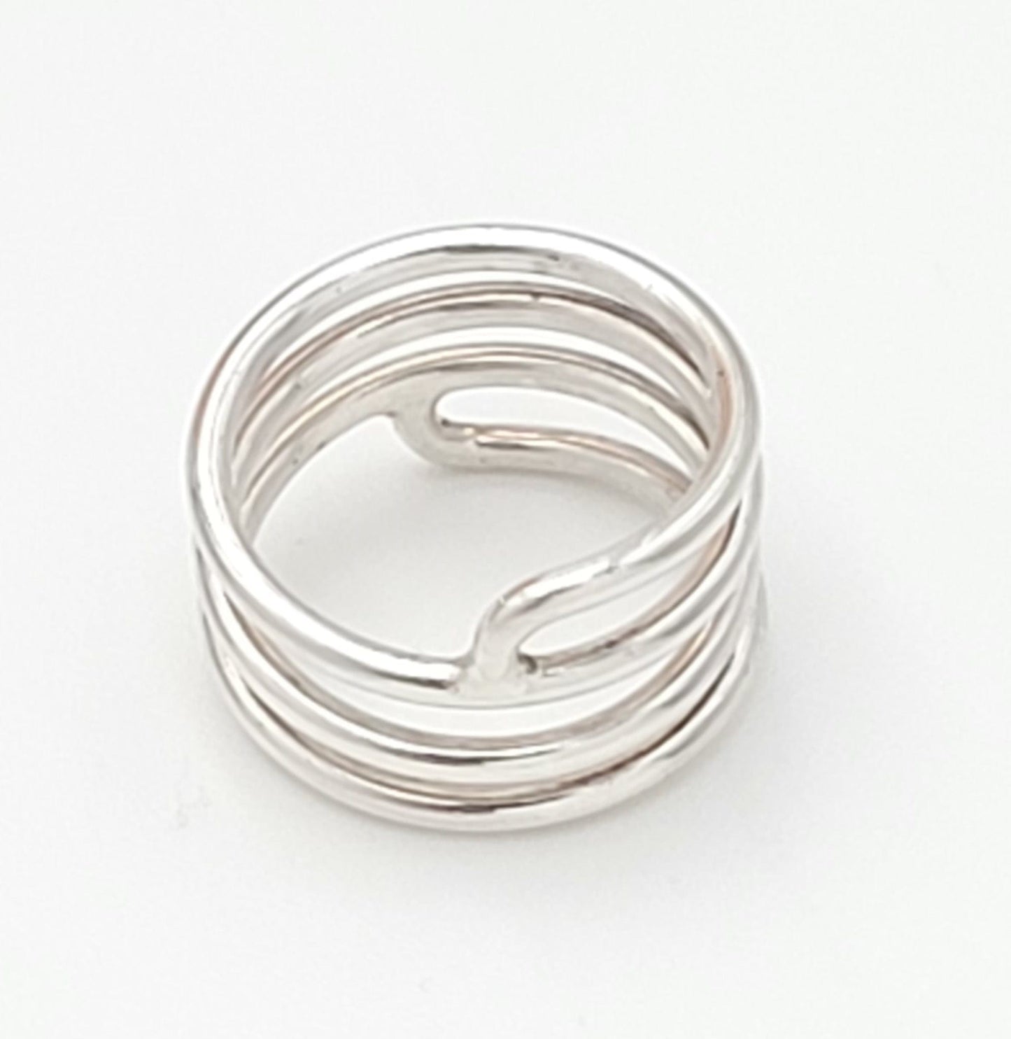 Bent Knudsen Jewelry Designer Bent Knudsen Denmark Bent K Sterling Modernist Spiral Ring Circa 1960s