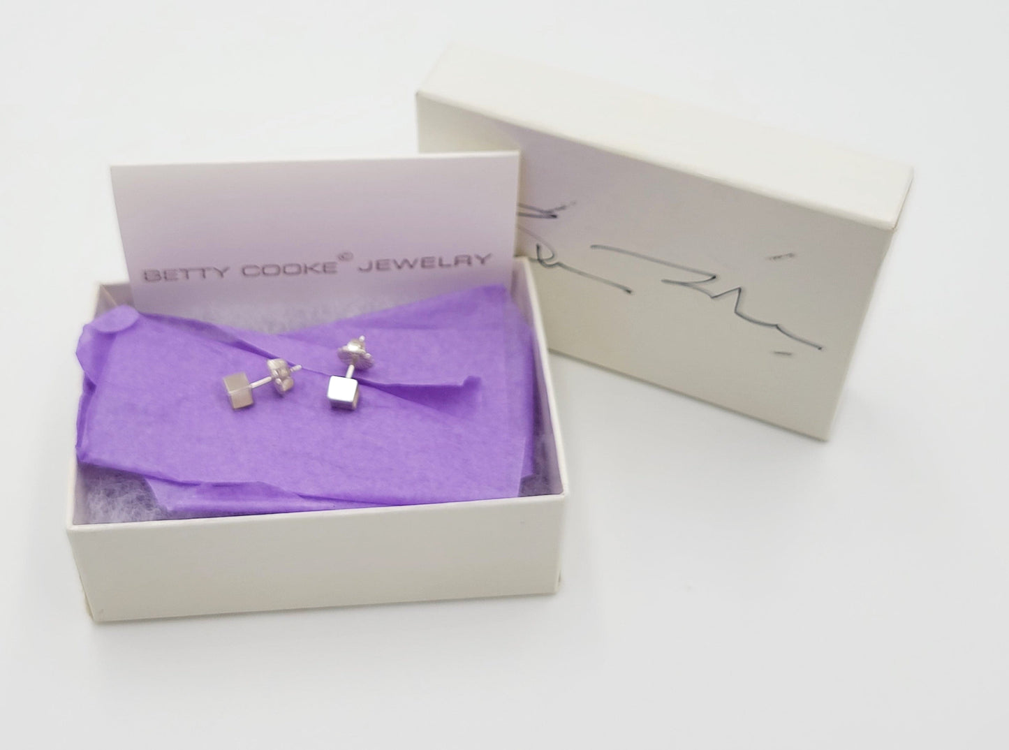 Betty Cooke Jewelry Sterling Iconic Betty Cooke Modernist Earrings Circa 1960s - In Transit