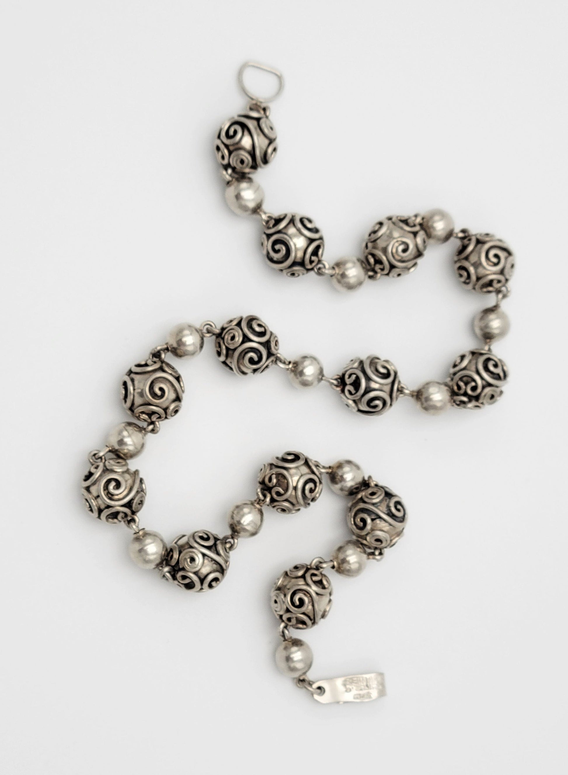 Carmen Beckmann Jewelry Carmen Beckmann Taxco Designer Sterling Silver Necklace Circa