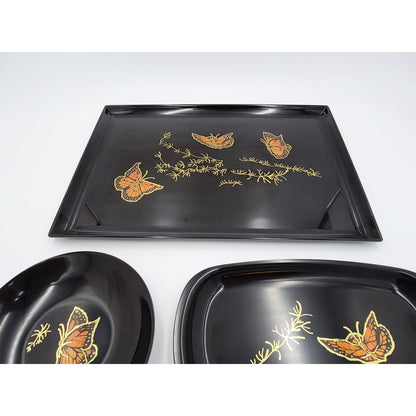 Couroc Serveware Couroc Melamine Butterfly Server Set - New Pics with Glassware