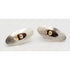 Ed Levin Jewelry Iconic US Designer Ed Levin Abstract Modernist Sterling 14K Gold Earrings 1980s