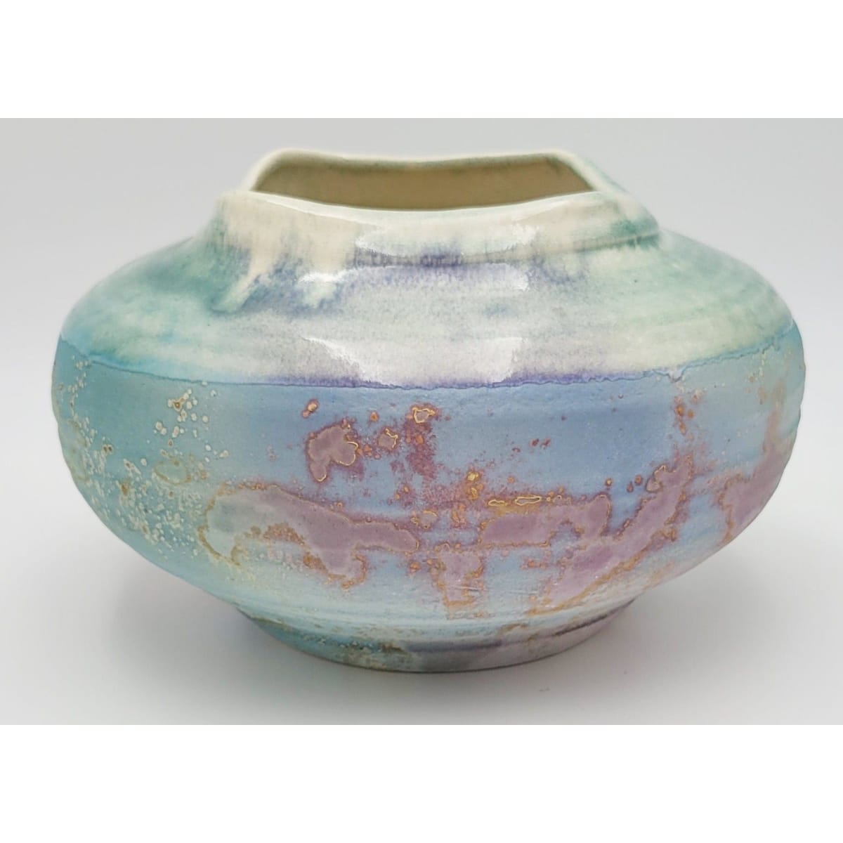 Evans Vase Superb Tony Evans Abstract Modernist Raku Ceramic Vase 