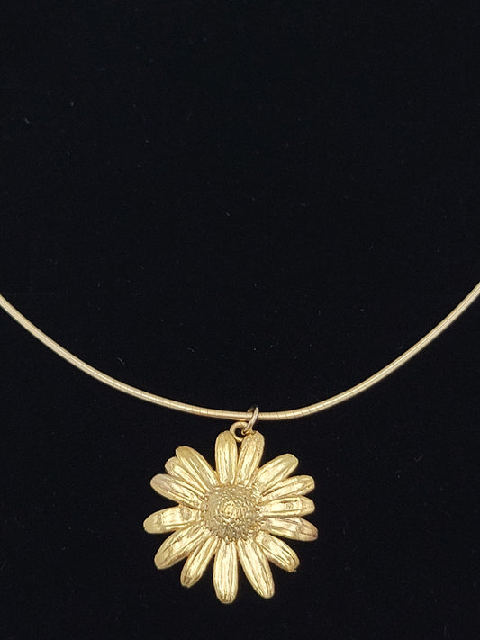 Flora Danica Jewelry Vintage Gold Sterling Flora Danica Denmark Necklace in Original Box