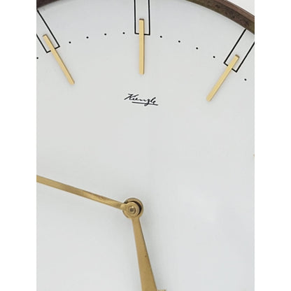 Heinrich Johannes Möller For Kienzle Germany Art Deco Mantle Clock C. 1950