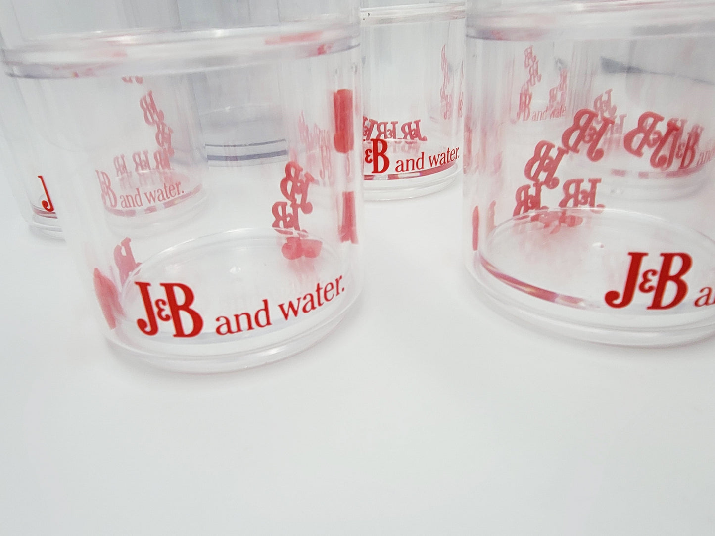 J & B Scotch Whisky Barware Set J & B Lucite Tumbler Barware Set