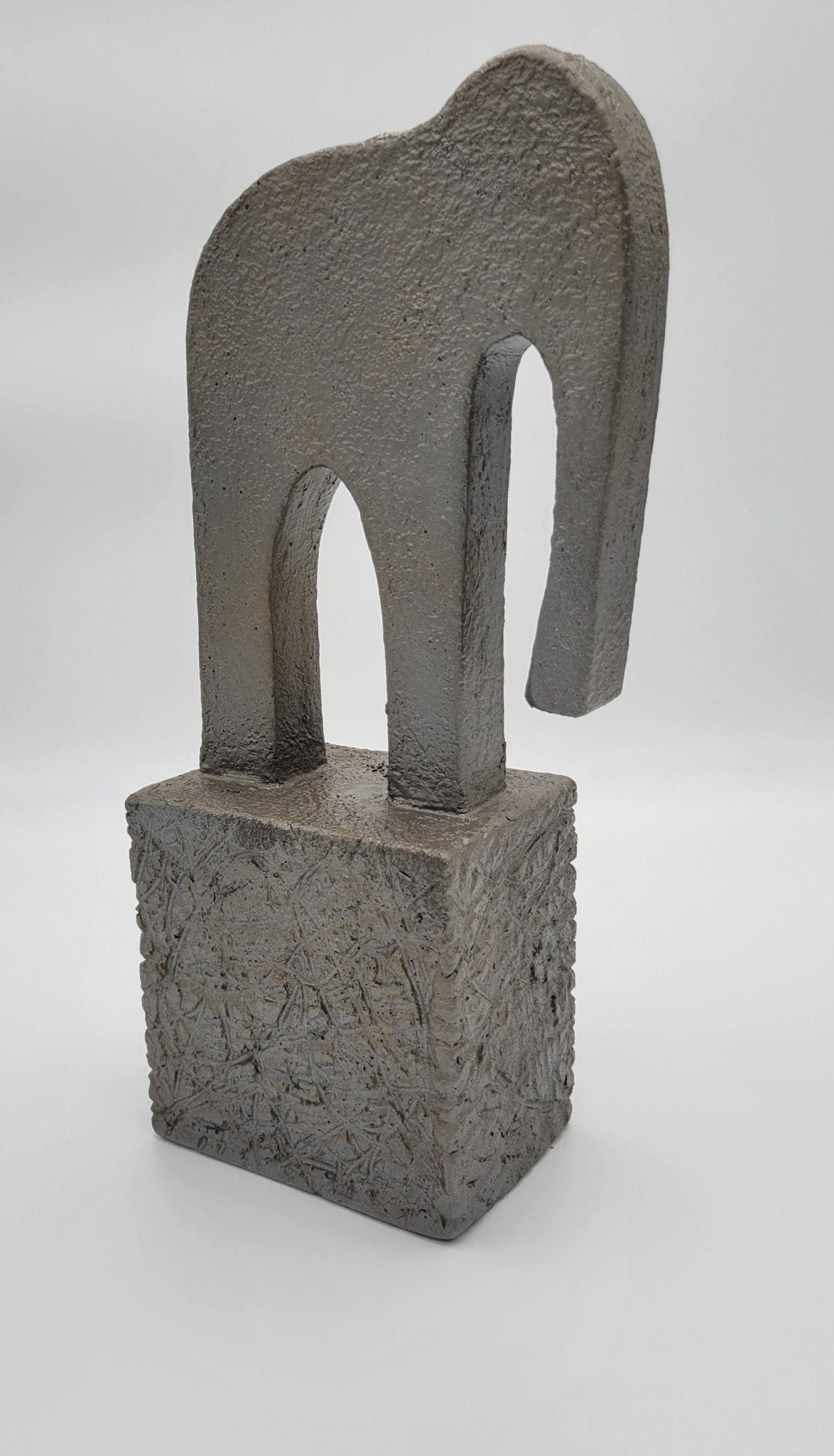 Jaru Sculpture RARE Superb Jaru California Ceramic Modernist Style LARGE Elephant Sculpture 1980s