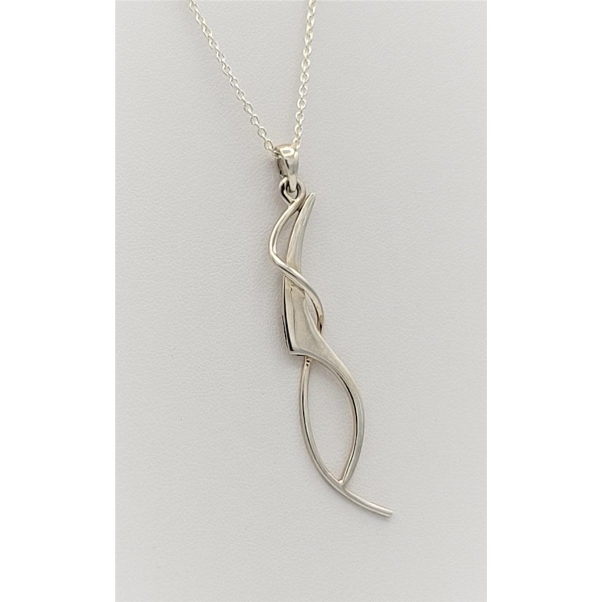 Kit Heath Jewelry Fabulous Vintage/Retired Kit Heath UK 925 Sterling Silver Abstract Pendant Necklace