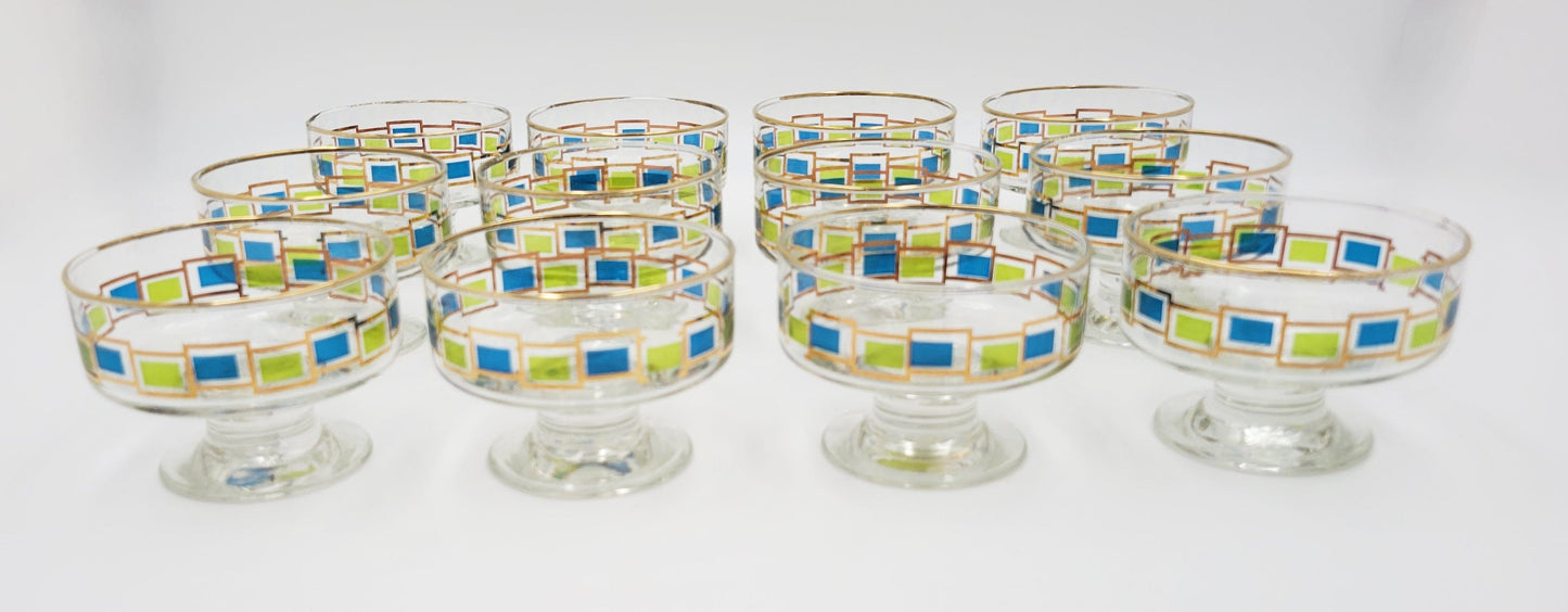 Libbey Barware MCM Sherbet Glass Set