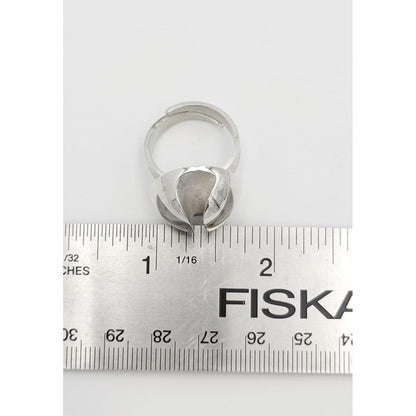Matti J Hyvarinen Jewelry Matti J Hyvärinen Sirokoru Finland Modernist Sterling Cocktail Ring 1974
