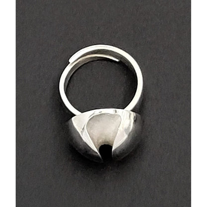 Matti J Hyvarinen Jewelry Matti J Hyvärinen Sirokoru Finland Modernist Sterling Cocktail Ring 1974
