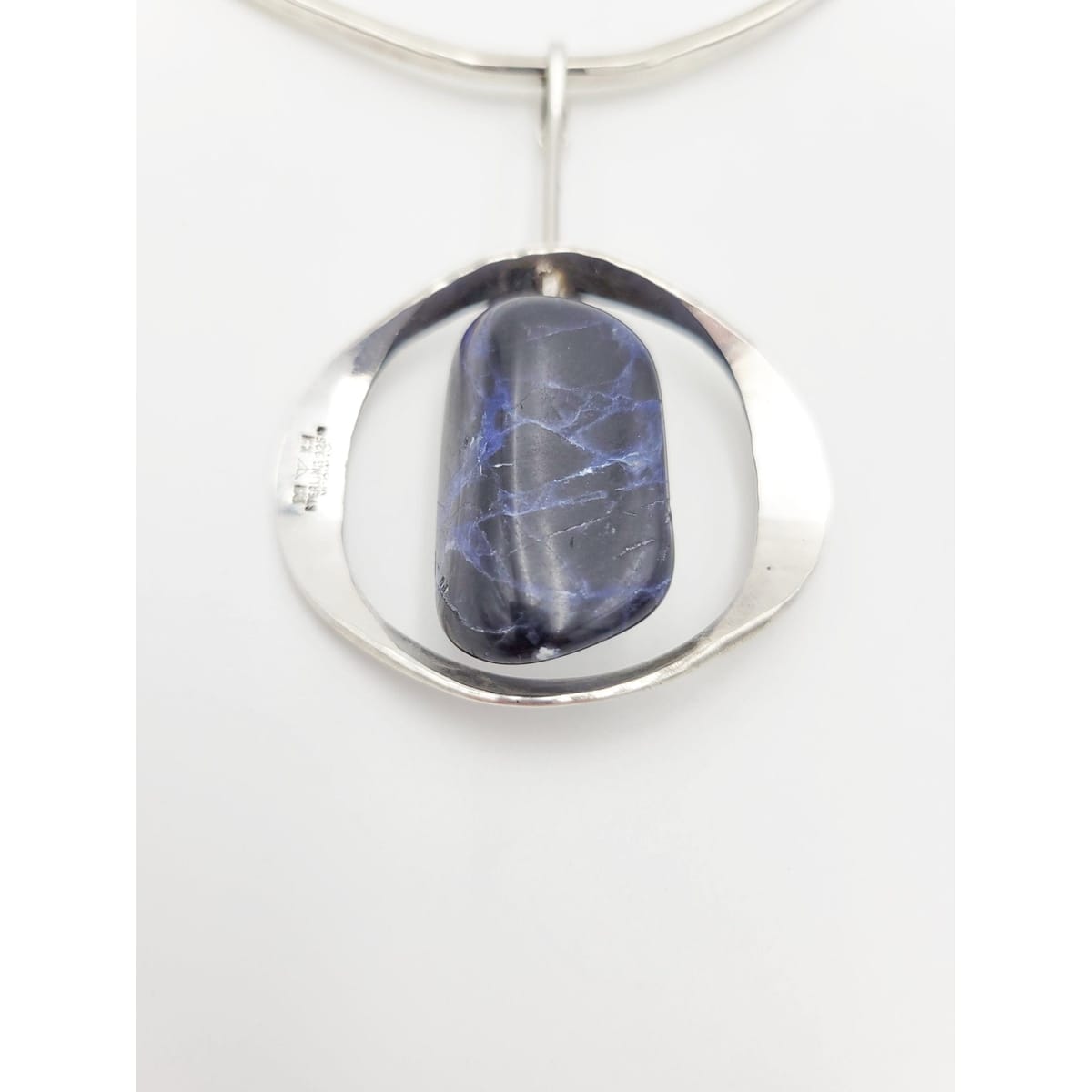 Norway Plus Designs Jewelry Superb Norway+Designs Modernist Sterling Lapis Necklace &amp; Bangle Set 1960s