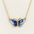 Ole Petter Raasch Olsen OPRO Norway 925 Sterling Silver & Enamel Butterfly Necklace - Trendy MCM Home