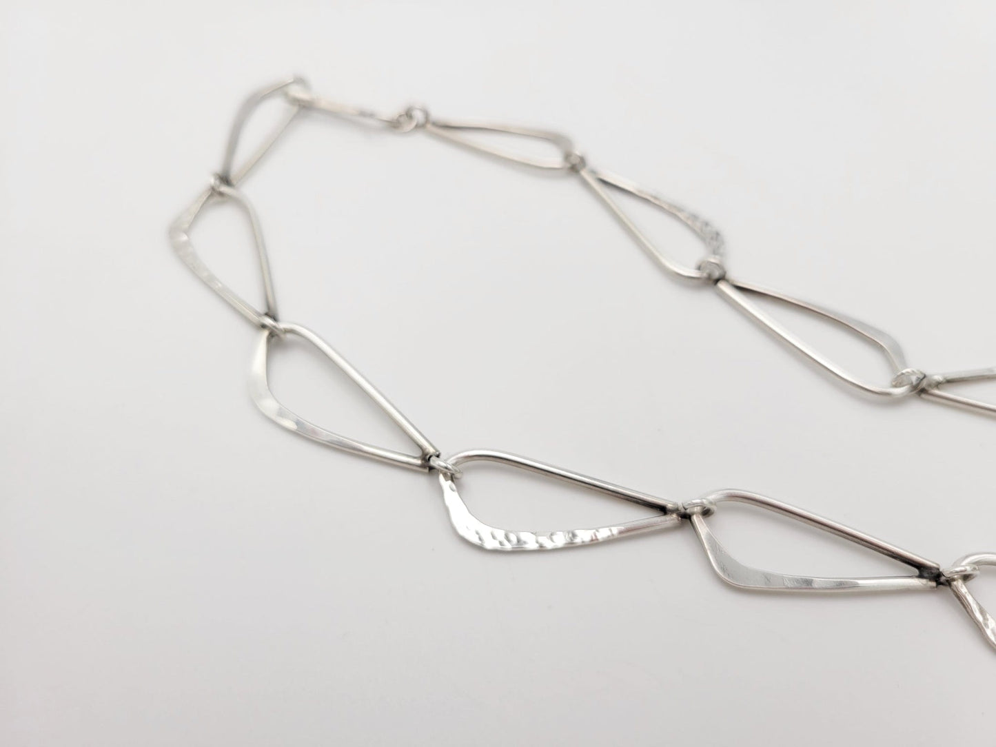 Paul Voltaire Jewelry RARE US Designer Paul Voltaire OOAK Sterling Abstract Modernist Necklace 1950s