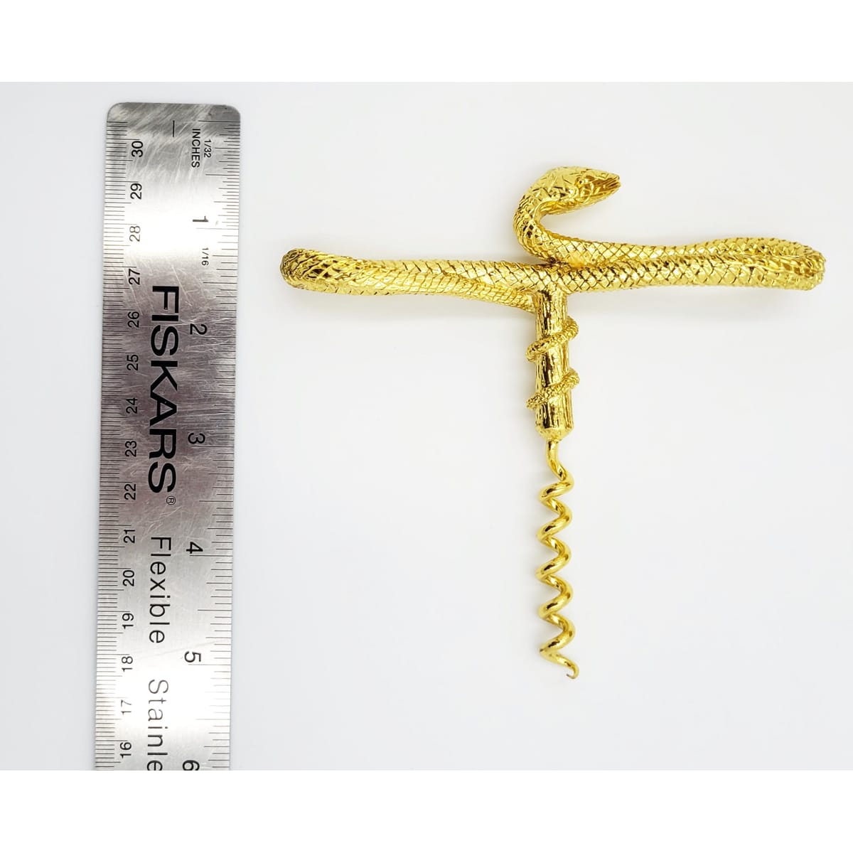 Pottery Barn Corkscrew Rare Vintage Pottery Barn Limited Edition Gold Plated Serpent Corkscrew NIOB