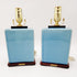 Ralph Lauren Lighting Set of 2 Lauren by Ralph Lauren Blue Ceramic Contemporary Table Desk Lamps